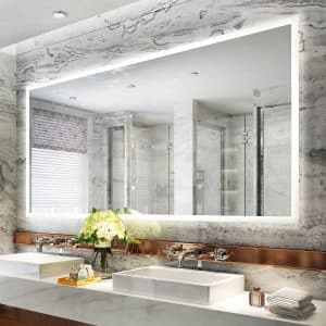 CM8027 slim profile lighted mirror