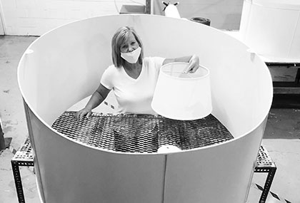 Custom engineering and modification of commercial ceiling fixtures