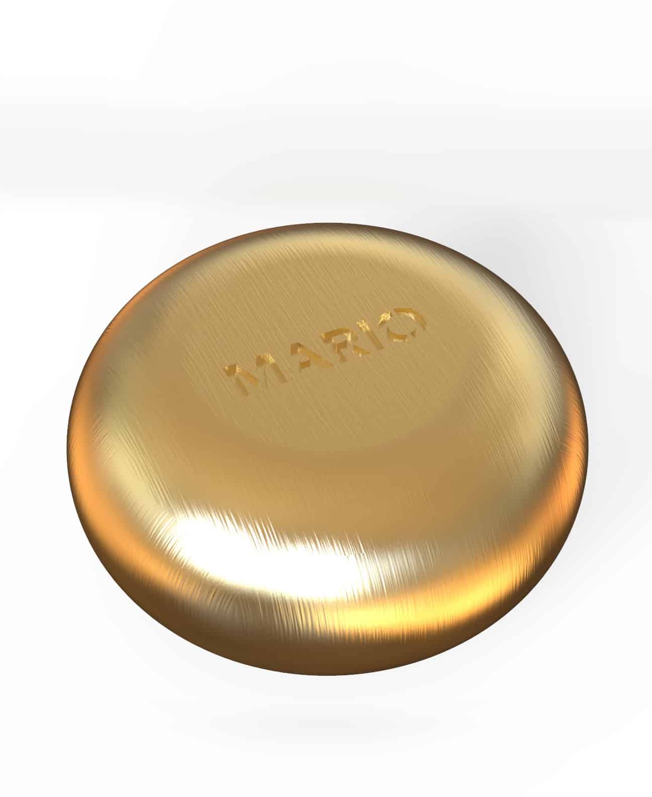 Brushed Brass Plated finish