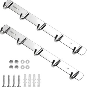 Modern Silver Square Stainless Steel Clothes Hanger Rack