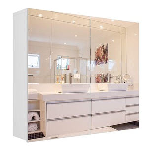 27in. Bathroom Wall Mirror Cabinet Medicine Cabinet with Mirror Led Cupboard