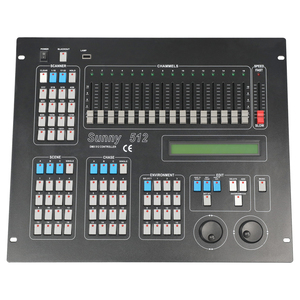 Sunny512 Manual Switch DMX Console ROHS Certified 90-220V Stage Light Controller 50m Range 240W Dimmers 1-Year Warranty