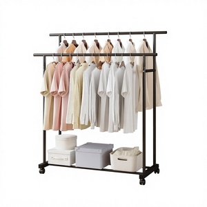 Medieval Style Metal Clothes Drying and Coat Rack