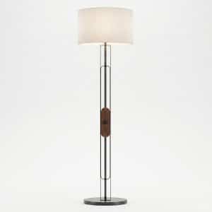 CF8486 Black and Brass Contract Floor Lamp