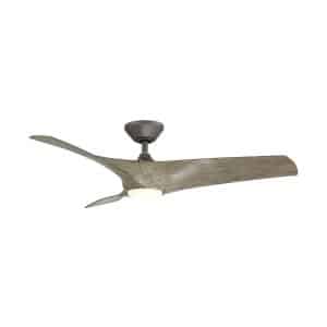 Style FN8617 Graphite Weathered Wood Fan