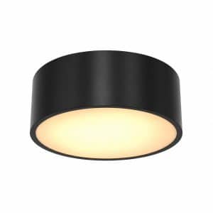 Style CC7719 Matte Black Elements Flush Mount Ceiling Light