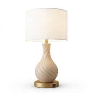 Style CT8452 Matte Black Contemporary Desk Lamp