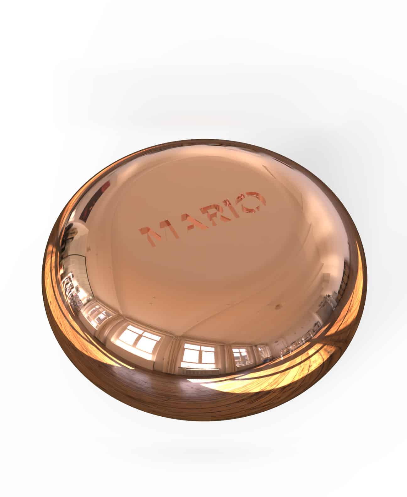 Copper Plated metallic finish