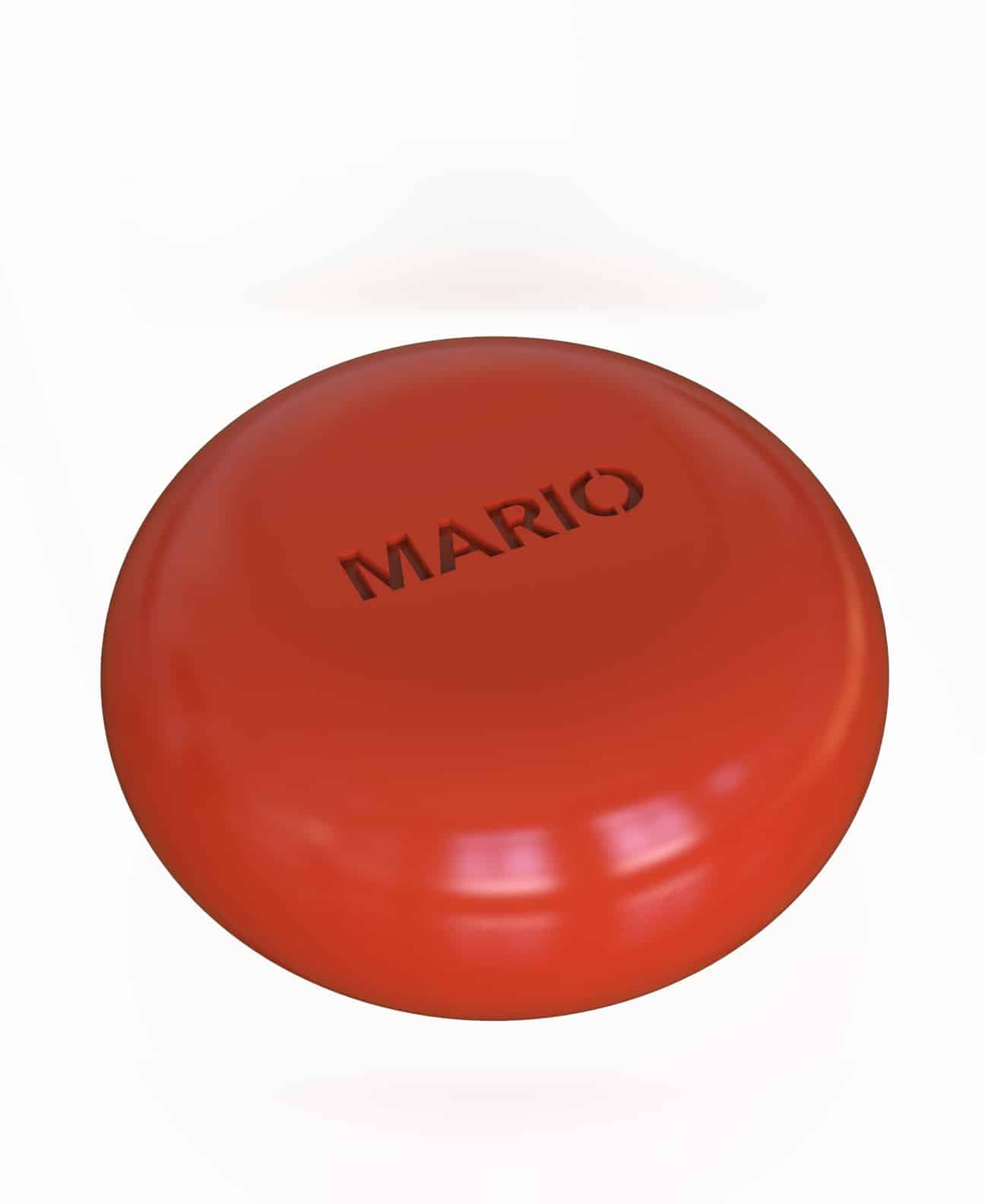 Red ceramic finish