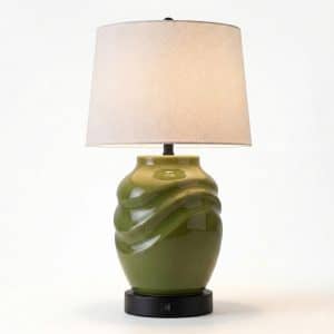 Style CT8447 Glazed Ceramic Hospitality Lamp