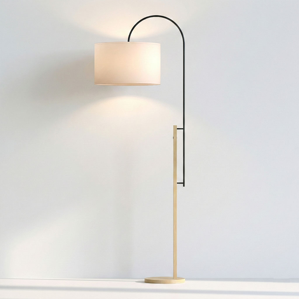 Contract floor lamps for hospitality lounge and guest rooms