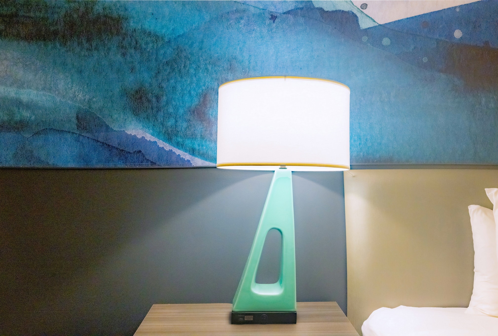 Studio Allston Hotel custom corridor and room lighting