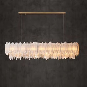 Creative Retro Luxury Steel Crystal Chandelier Visual comfort Lighting Lampshome