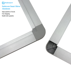 Modern Design Aluminium Border Profile LED Bathroom Mirror Cabinet