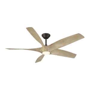 Style FN8618 Bronze White Oak Hotel Fan