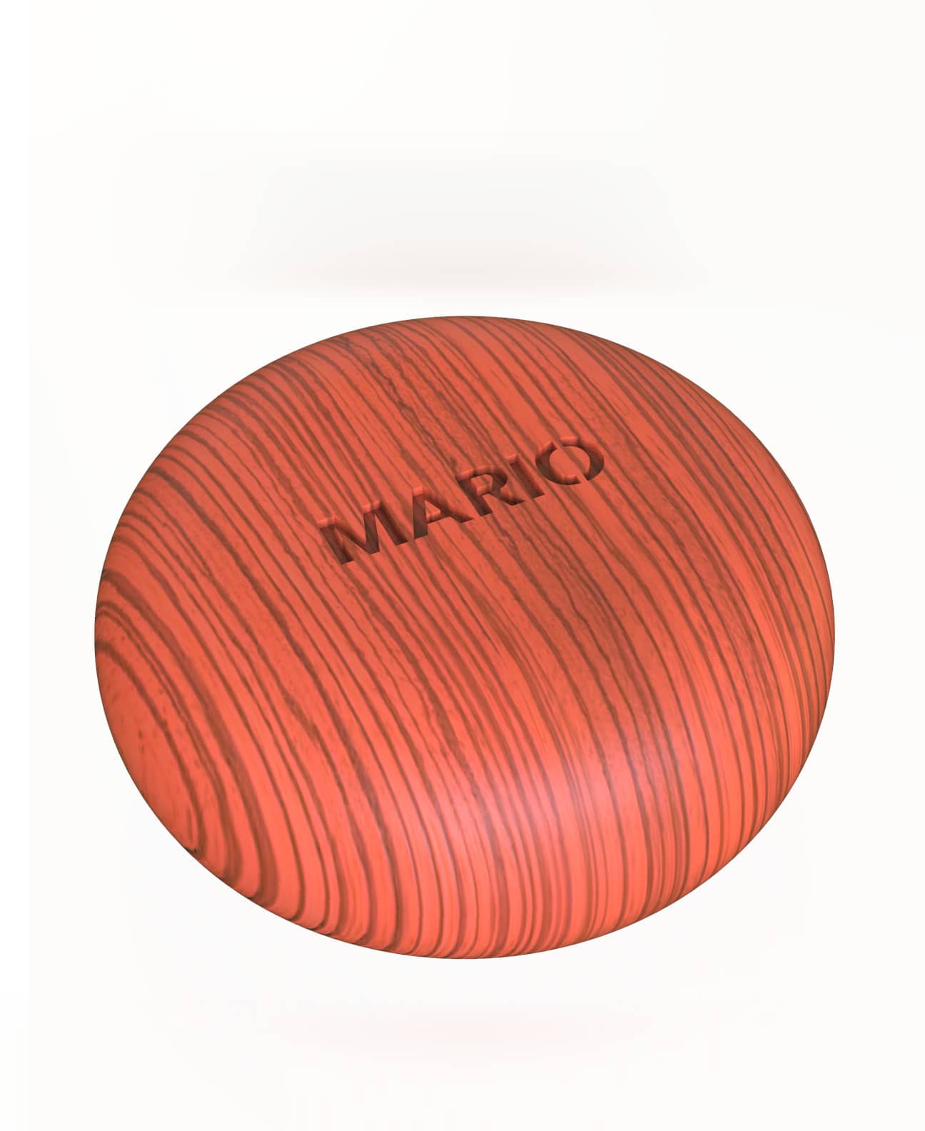Baked Brick painted wood finish