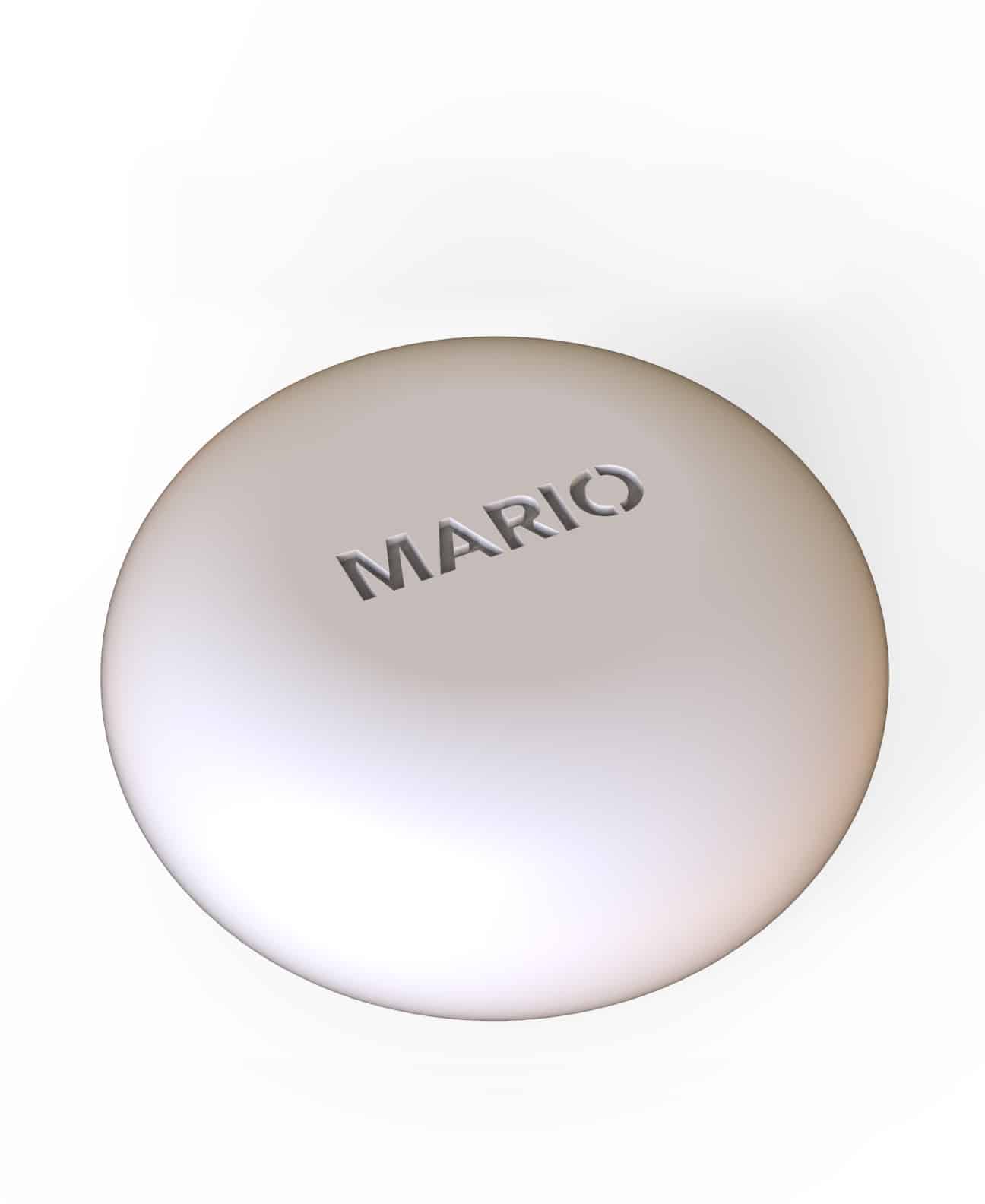 White powder coat finish for metal lighting