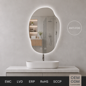 Custom Frameless Dimmable LED Mirror Light 12W 6000K