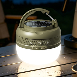 OEM IPX5 Waterproof Solar 5000mAh Rechargeable Outdoor LED Emergency Light