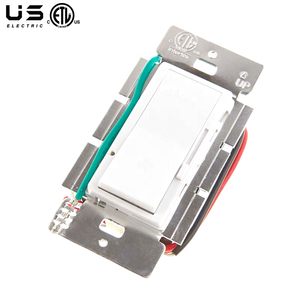 Single Pole 3Way Slide Dimmer Switch 0-10V Dimming Controller LED Incandescent CFL Wall Mounting Rated 10A 5A 120V