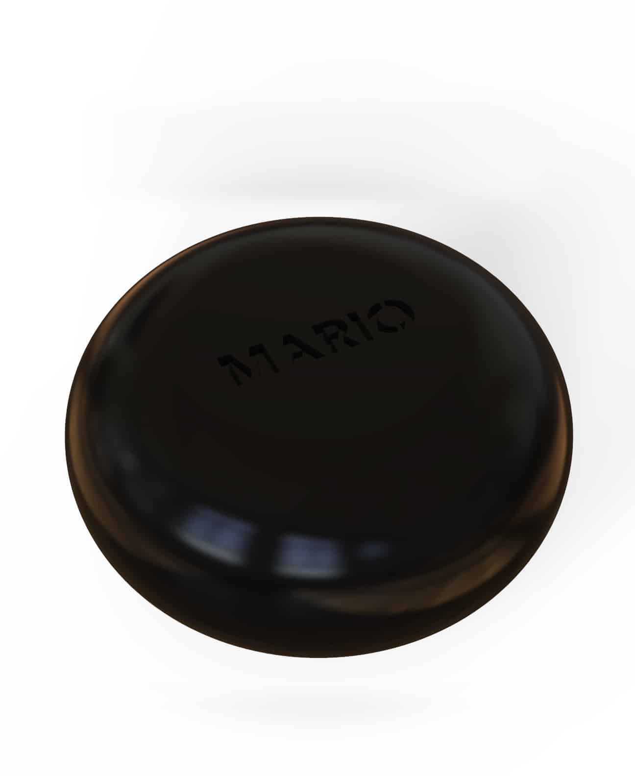 Glossy Black powder coat metal finish